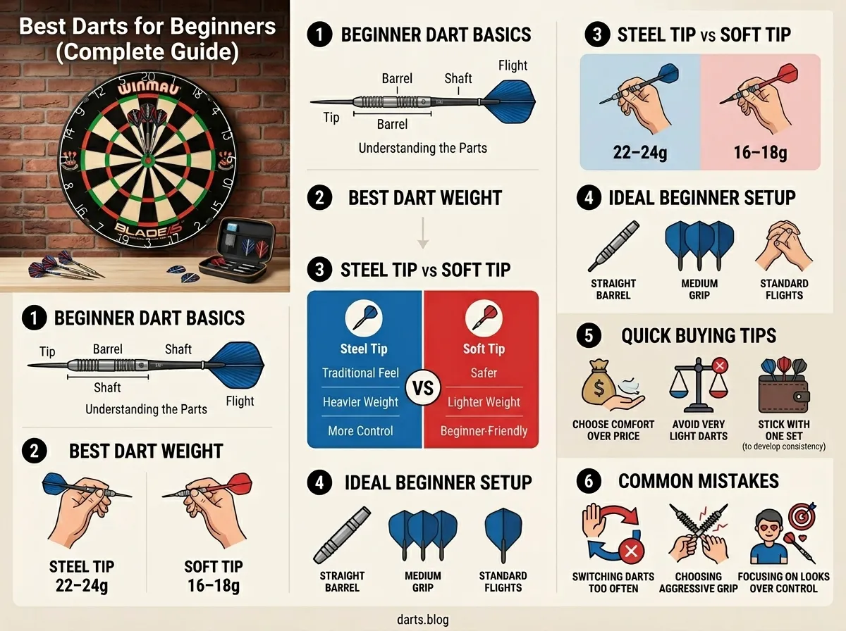 Best_Darts_for_beginners Best Darts for Beginners (Complete Buying Guide)