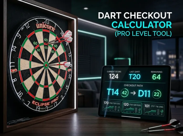 DART CHECKOUT CALCULATOR