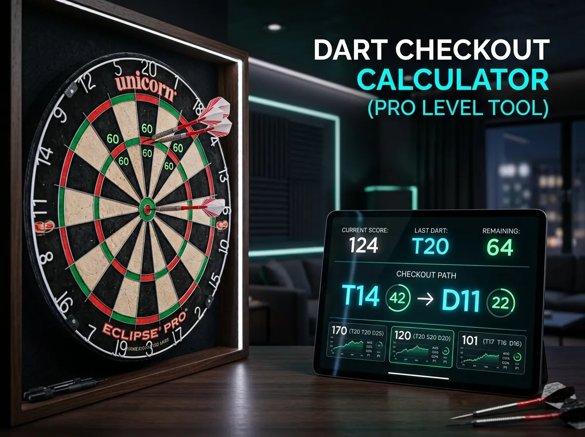 DART CHECKOUT CALCULATOR