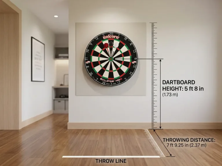 Dartboard Height and Distance